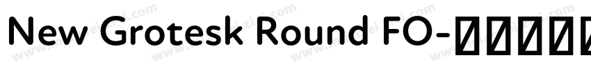 New Grotesk Round FO字体转换